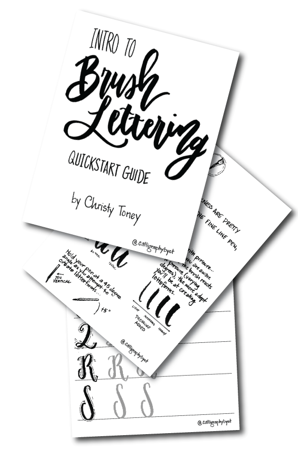 Intro to Brush Lettering - A Quickstart Guide