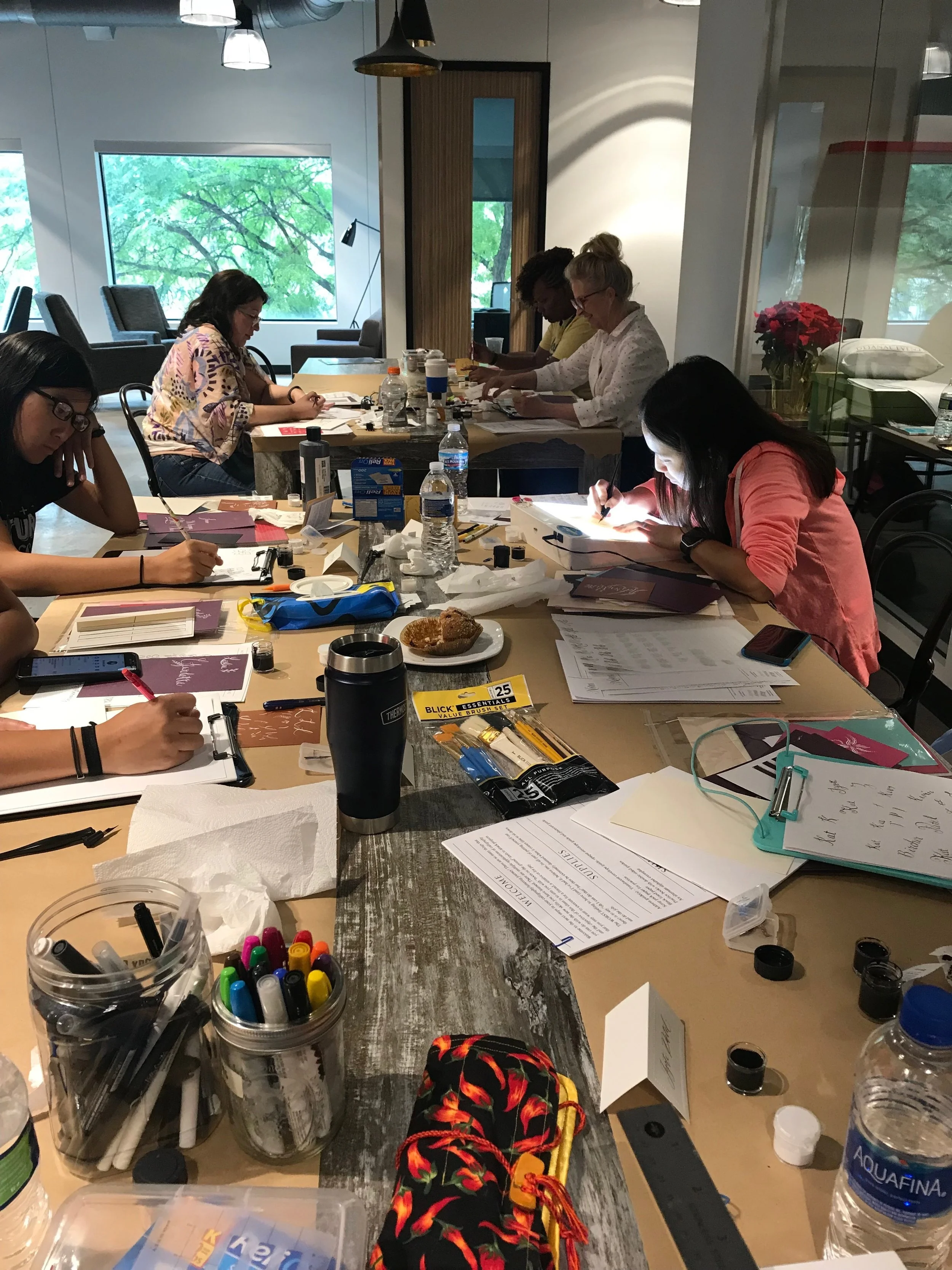 Beginning + Intermediate Modern Calligraphy Course