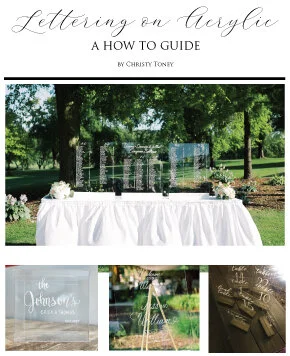 Lettering on ACRYLIC: A How To Guide (New)