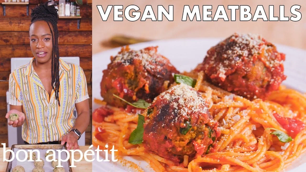 Chrissy Makes Vegan Meatballs | From the Home Kitchen | Bon Appétit