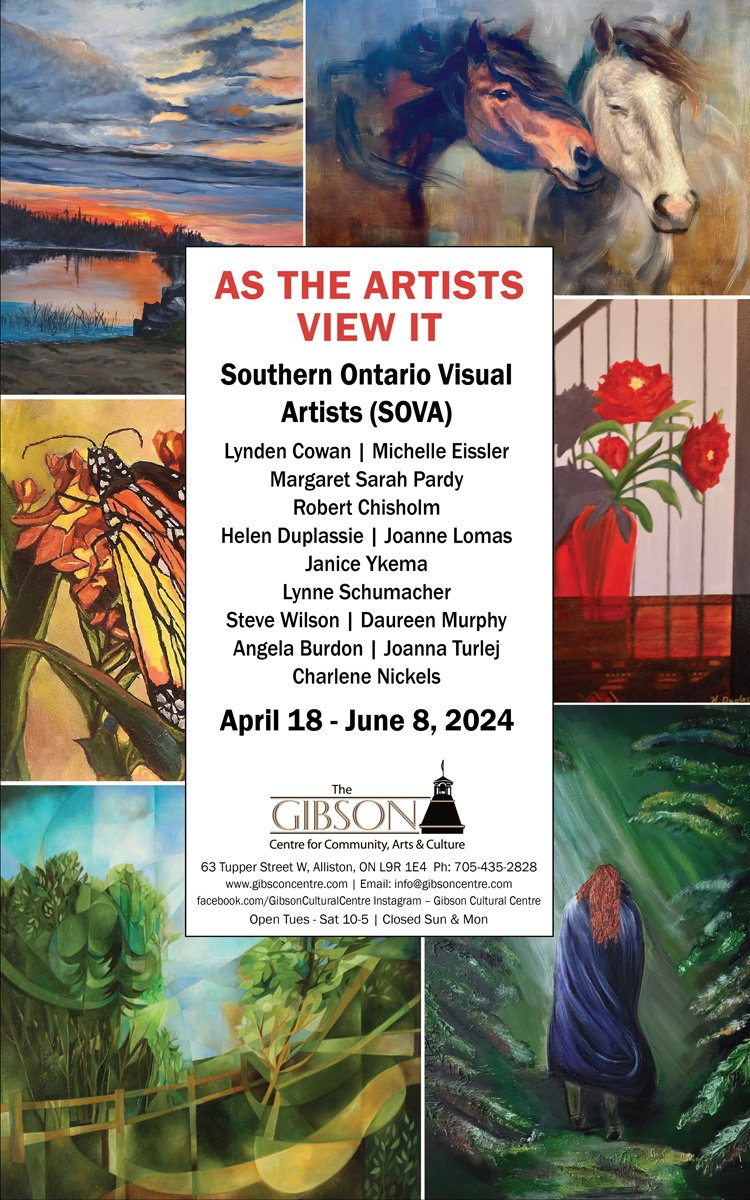 Southern Ontario Visual Artists (SOVA) at the Gibson Centre