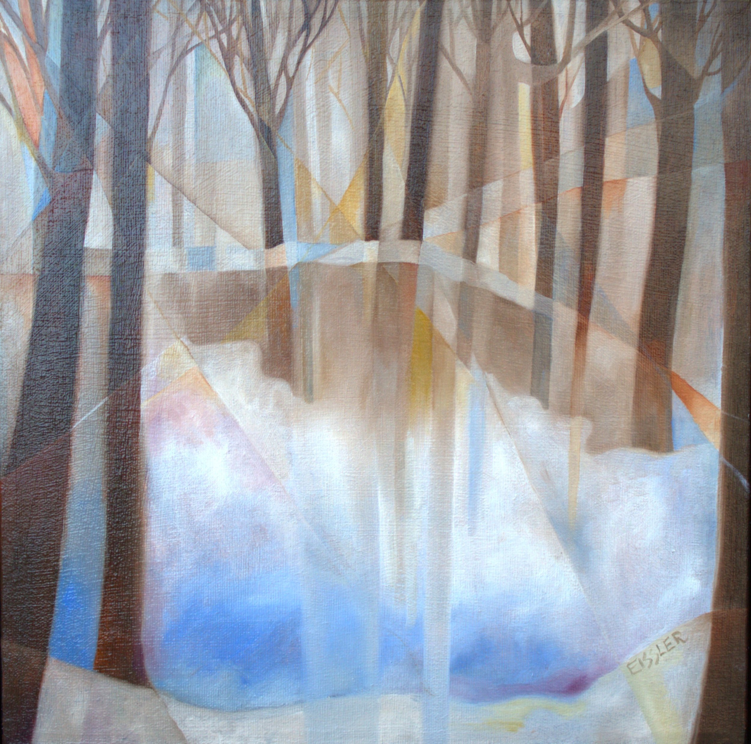 Winter Pond, 12" x 12" SOLD (Copy)