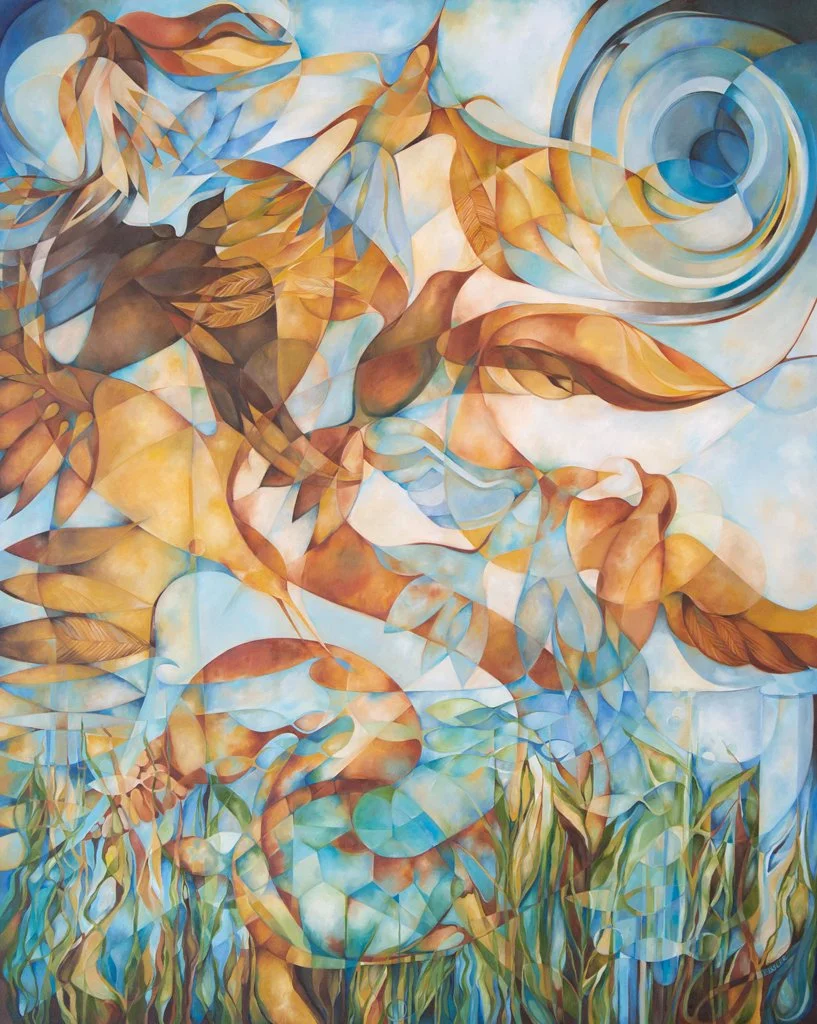DIVISION AT THE WATERLINE, oil on canvas, 60" x 48"