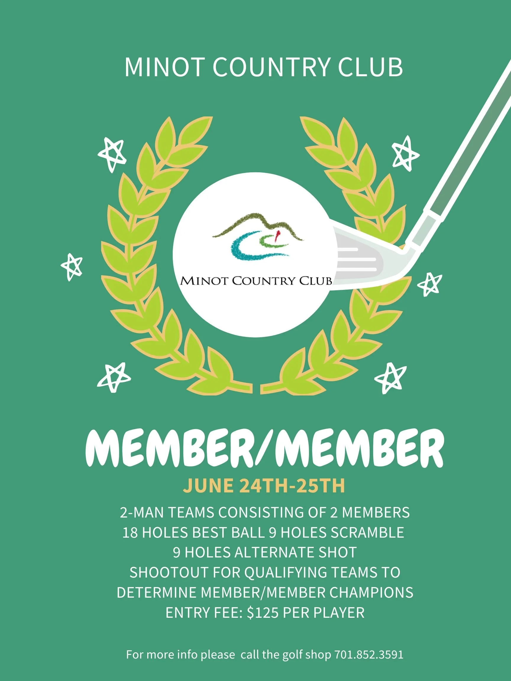 TOURNAMENTS — Minot Country Club