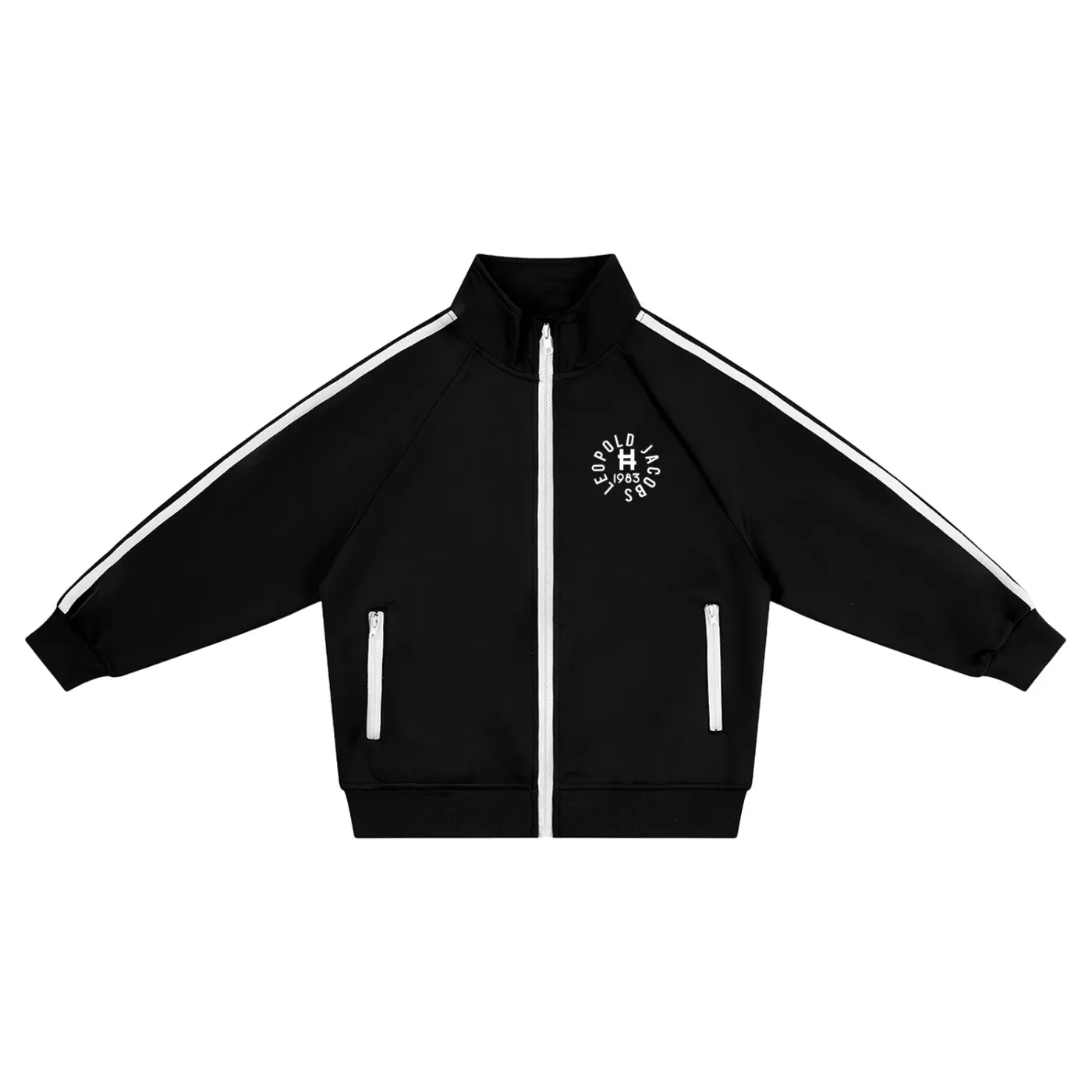 Kids’ Contrast Tape Coach Jacket - front.webp