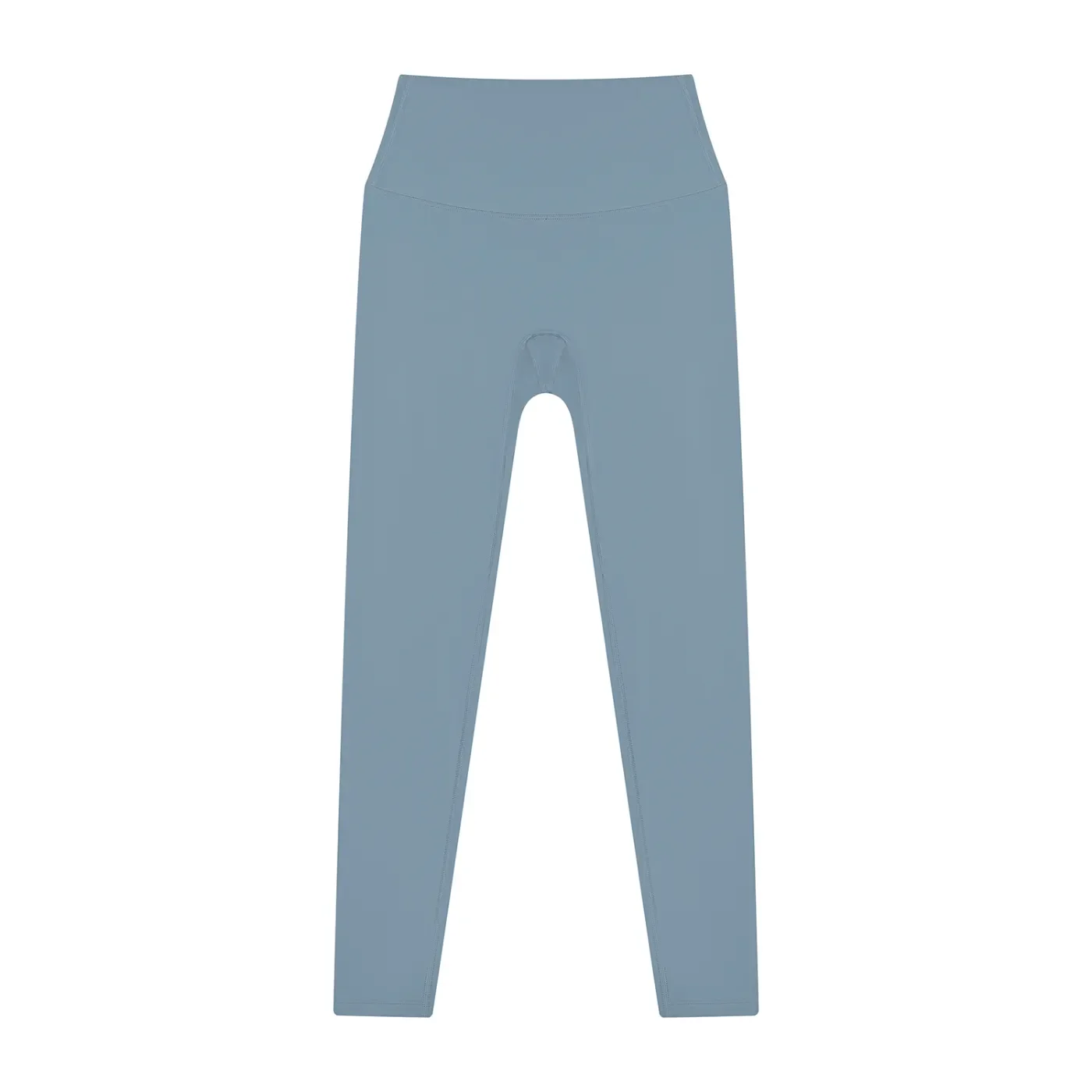 Women’s High Waisted Yoga Leggings blue front.webp