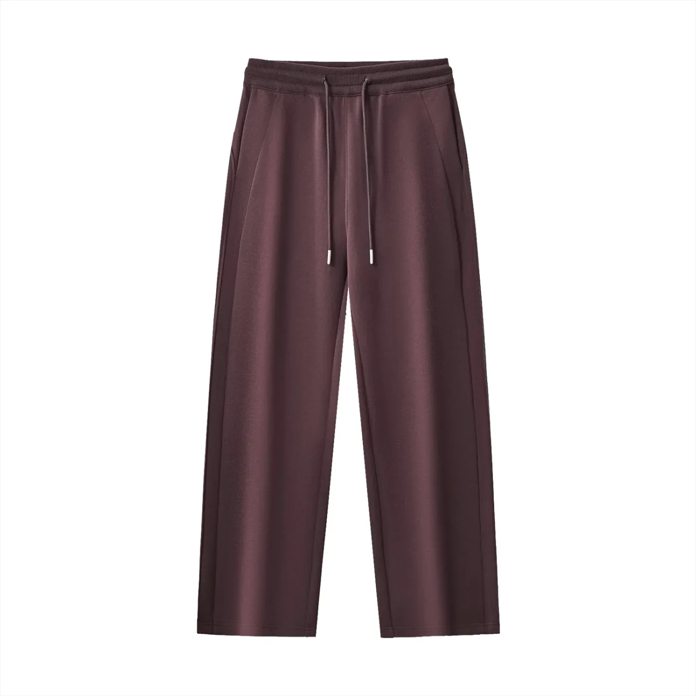 Essential Drawstring Straight-Leg Sweatpants PURP Front.webp
