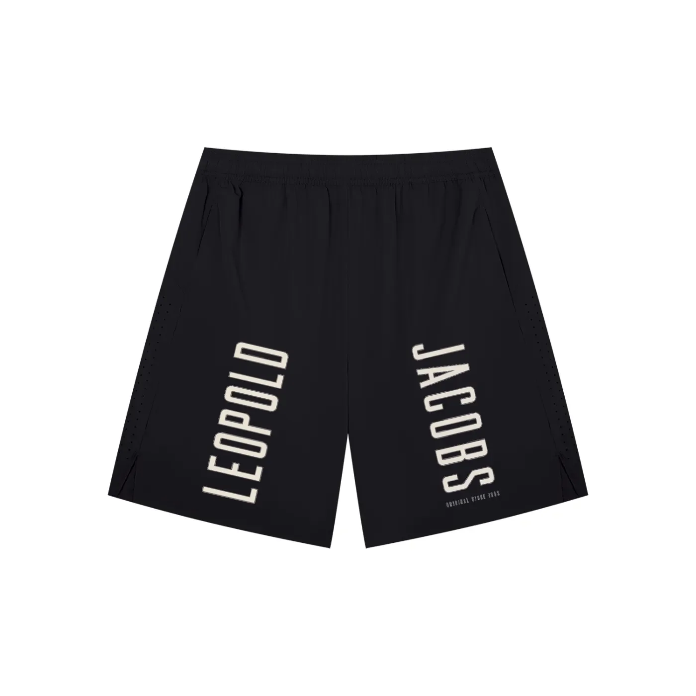 Men’s Regular Fit Performance Shorts Black Front.webp