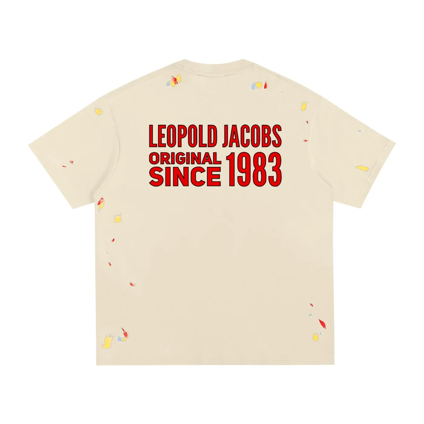 Paint Splatter T-Shirt - Pink - Back.webp