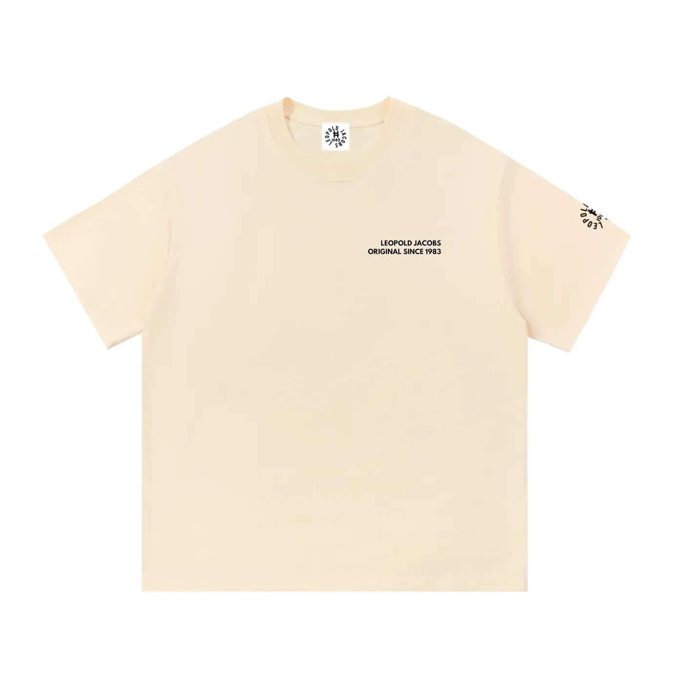 Essential Cotton T-Shirt Apricot Front.webp