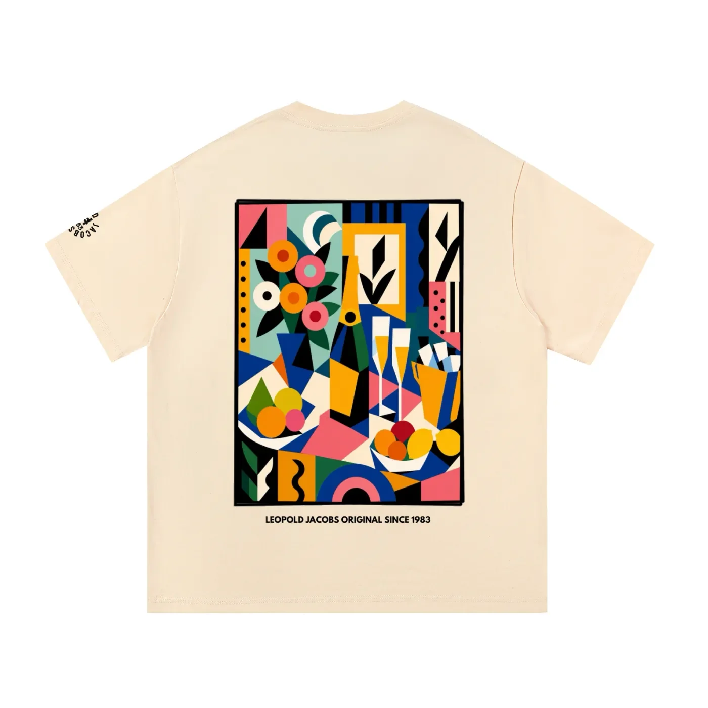Essential Cotton T-Shirt Apricot Back.webp