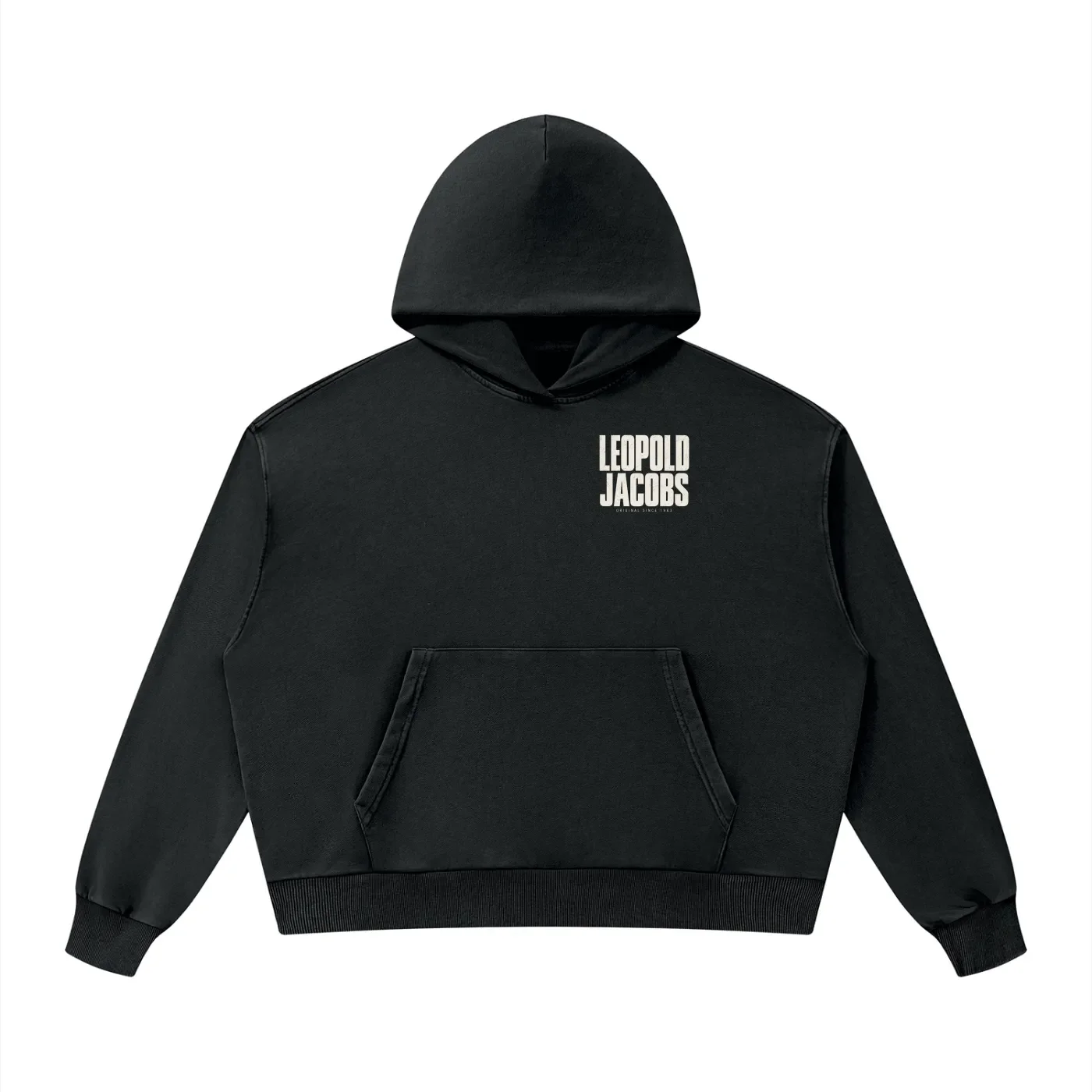 Unisex Mineral Wash Boxy Hoodie front.webp