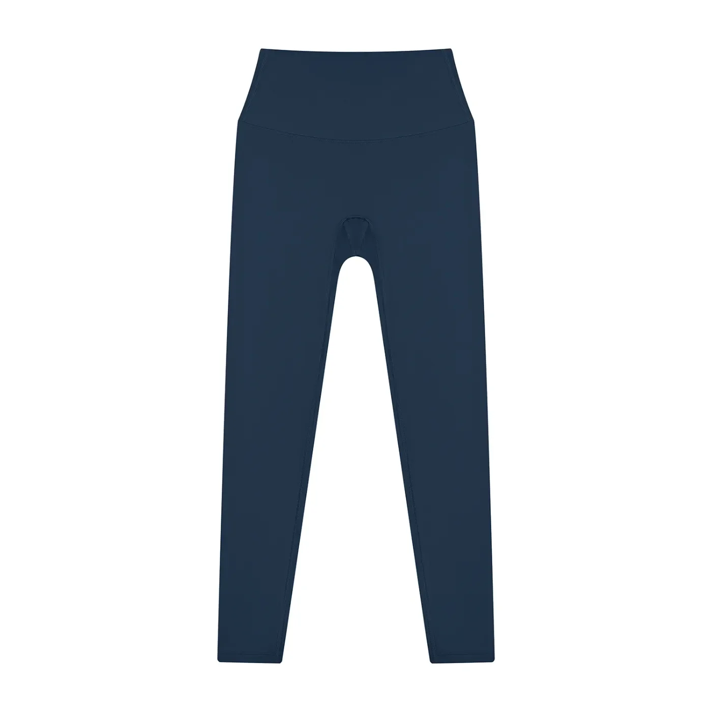 Women’s High Waisted Yoga Leggings navy Blue front.webp