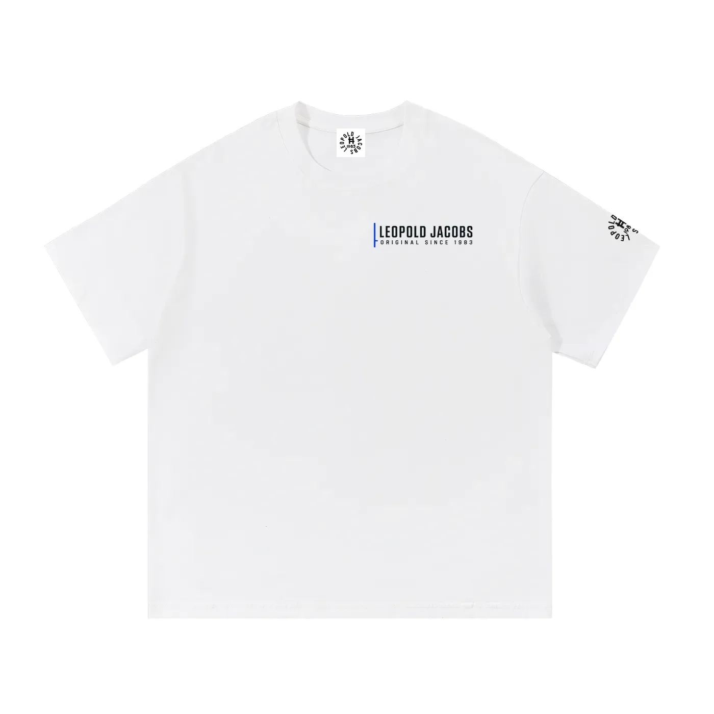Essential Cotton T-Shirt white front.webp