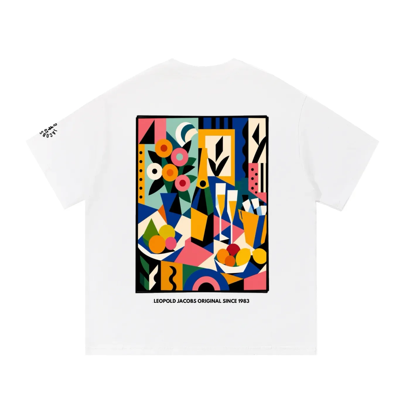 Essential Cotton T-Shirt White Back.webp