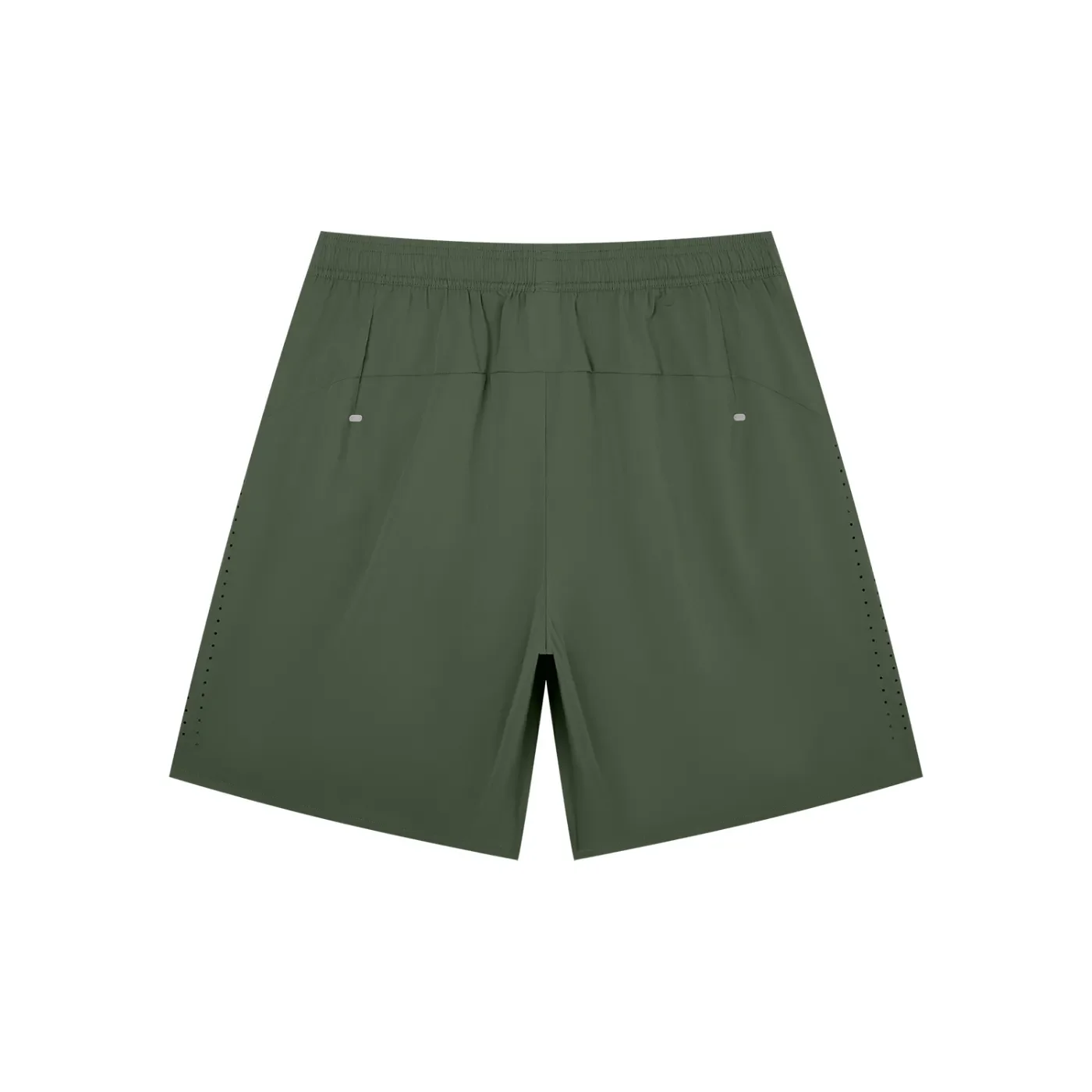 Men’s Regular Fit Performance Shorts Green Back.webp
