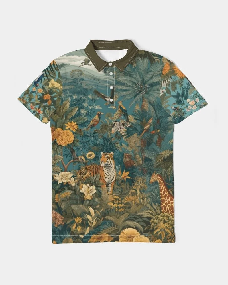 Damson Polo Shirt - Front Shown