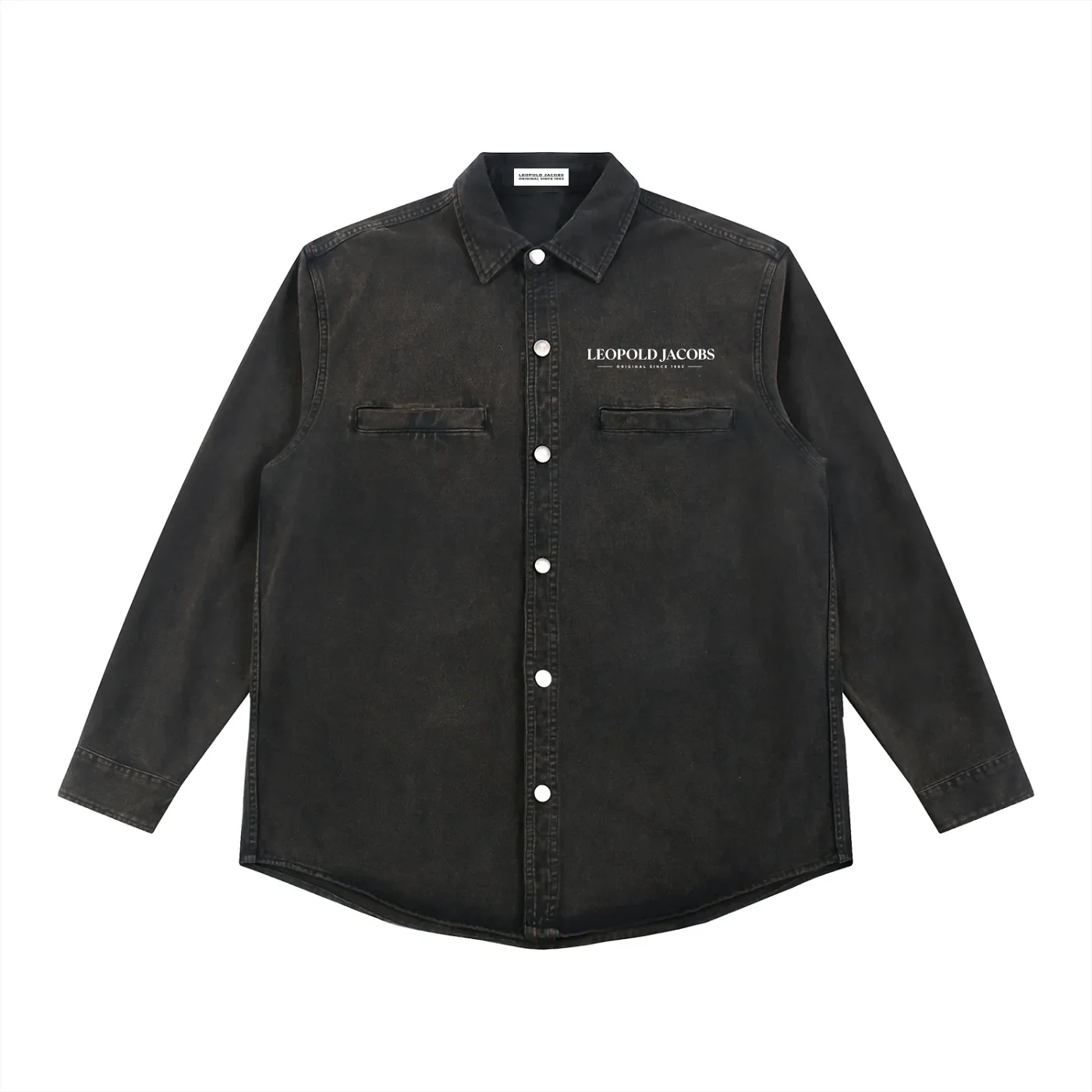 Leopold Jacobs Denim Vintage Washed Heavyweight Jacket