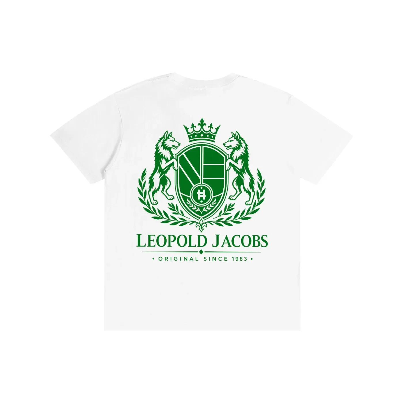 Pure Cotton Unisex T-Shirt GREEN - Back.webp