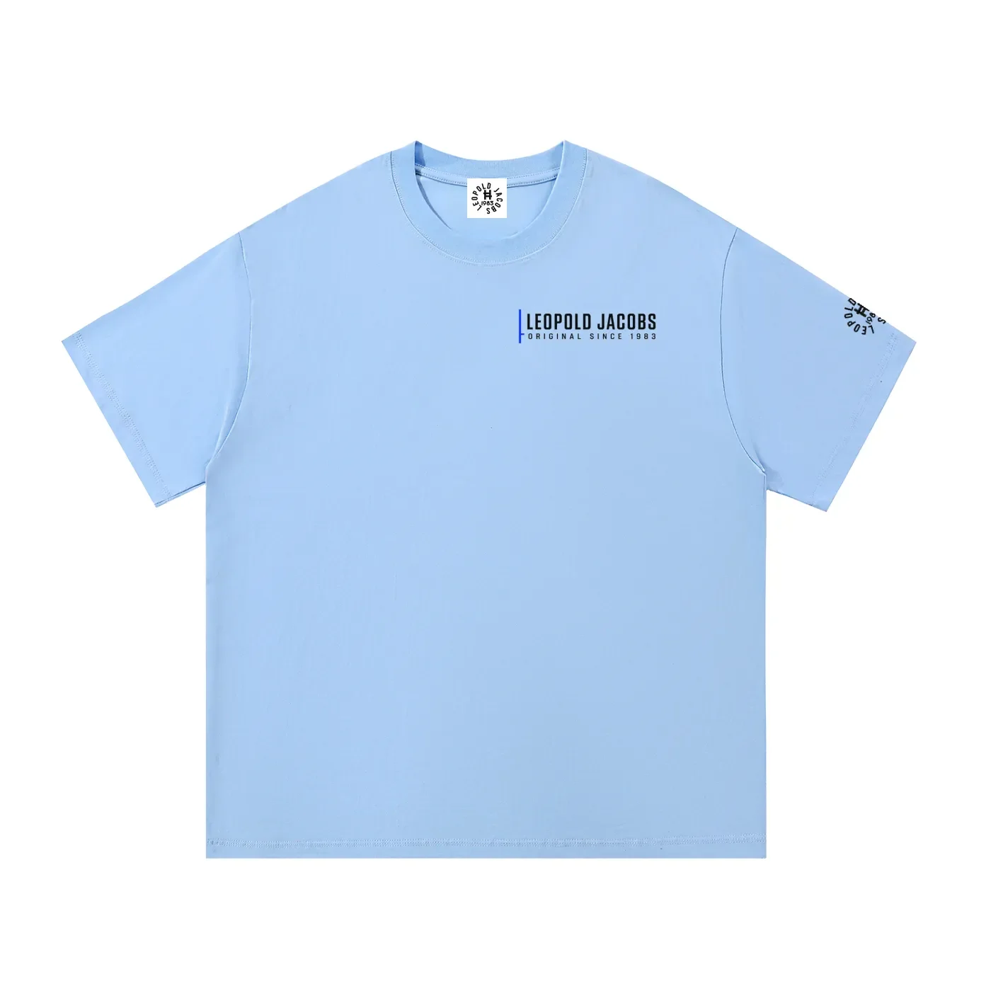 Essential Cotton T-Shirt Blue front.webp