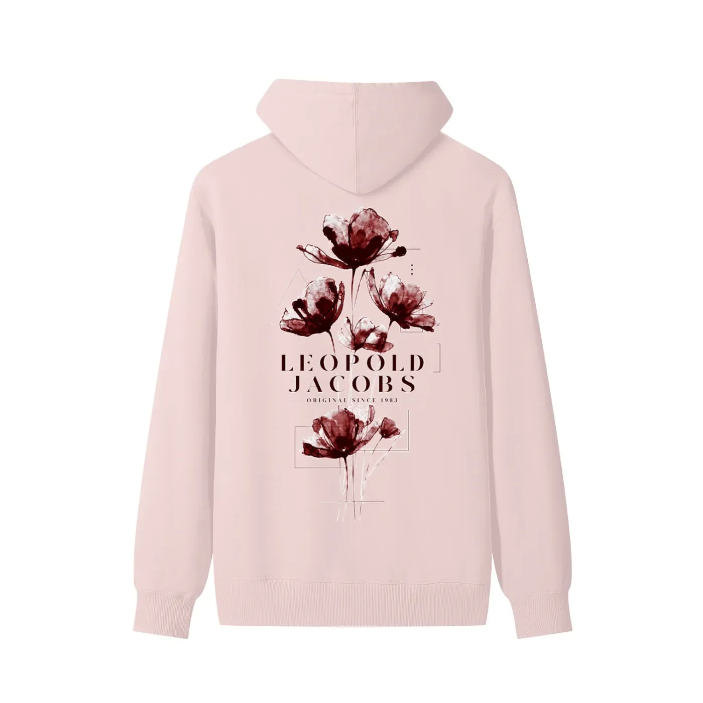 Classic Curtis Cotton Hoodie - Back - Pink.webp