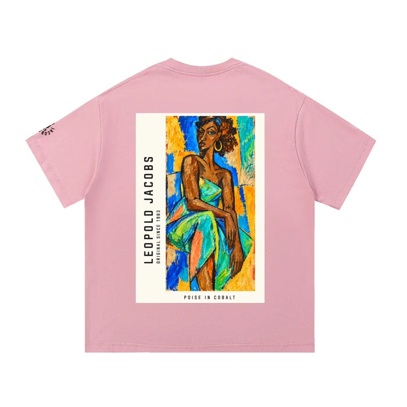 Essential Cotton T-Shirt pink back.webp