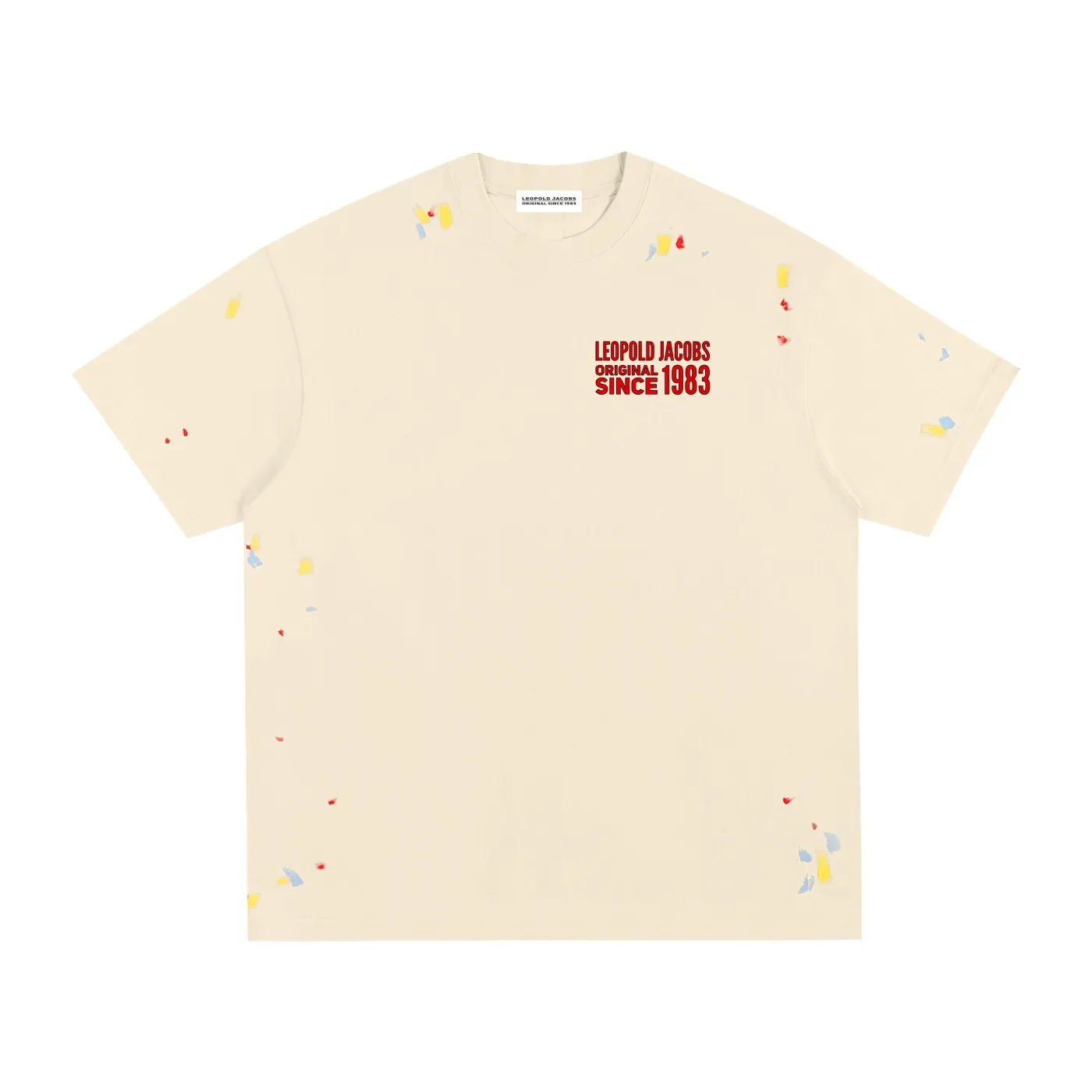 Paint Splatter T-Shirt - Pink - Front.webp