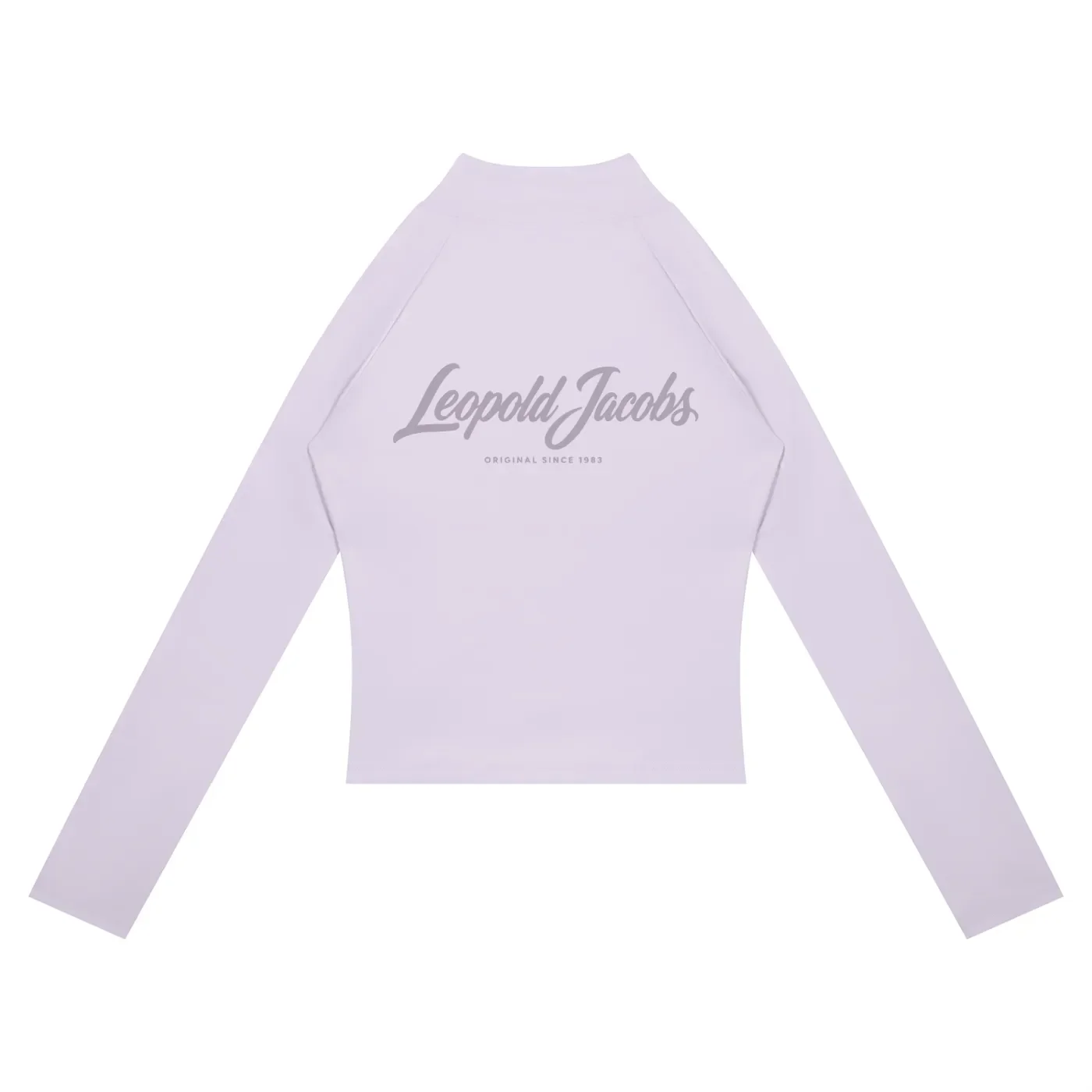 Women's Paneled Yoga Jacket Light Purple & Deep Purple Back.webp