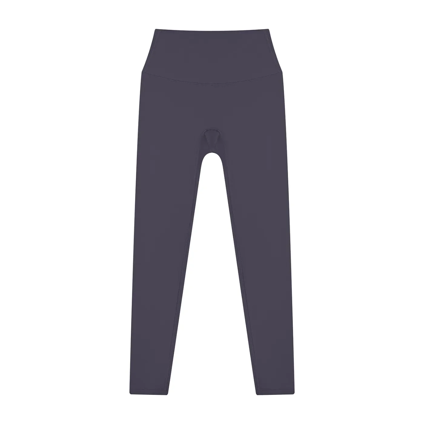 Women’s High Waisted Yoga Leggings misty Purple front.webp