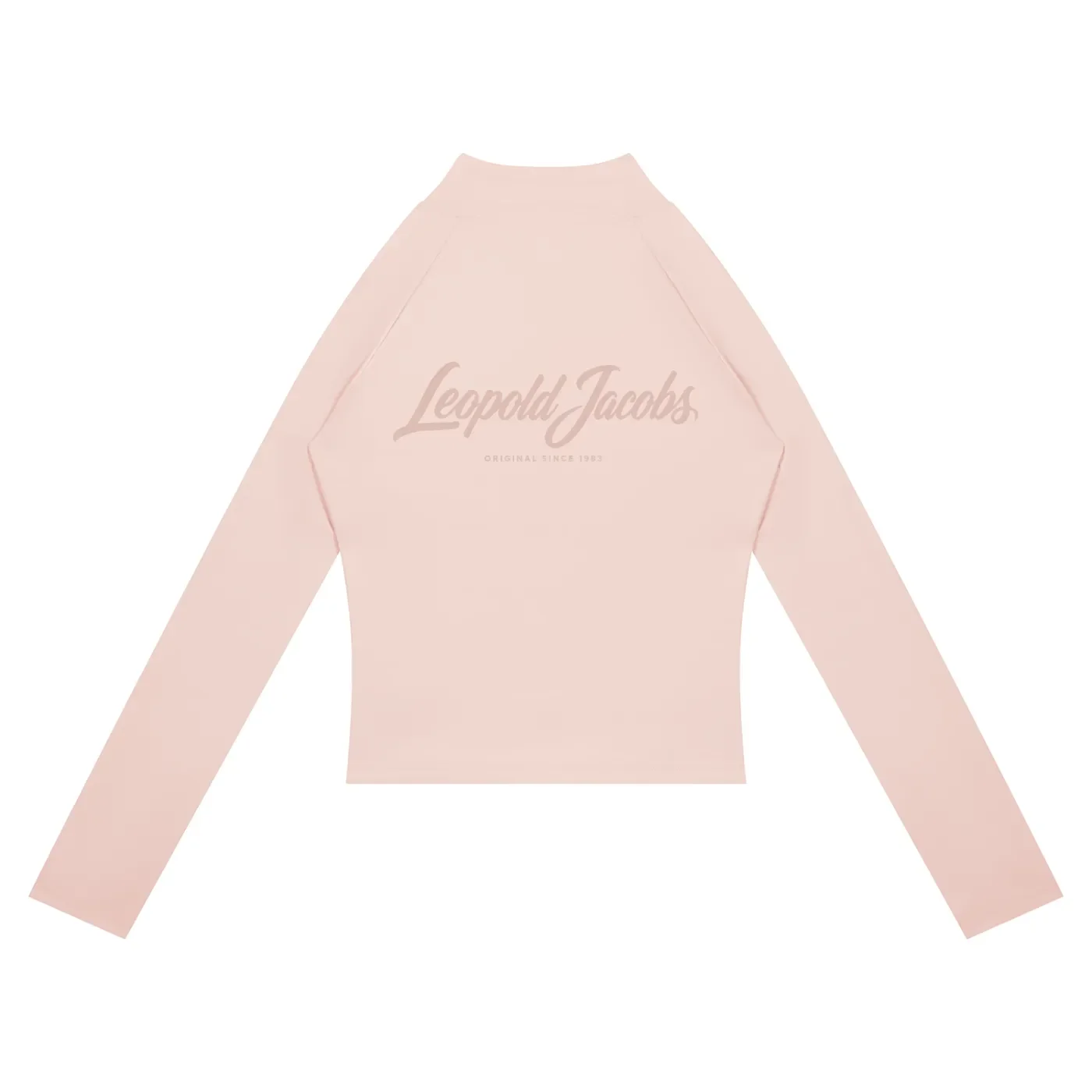Women's Paneled Yoga Jacket Pink Back.webp