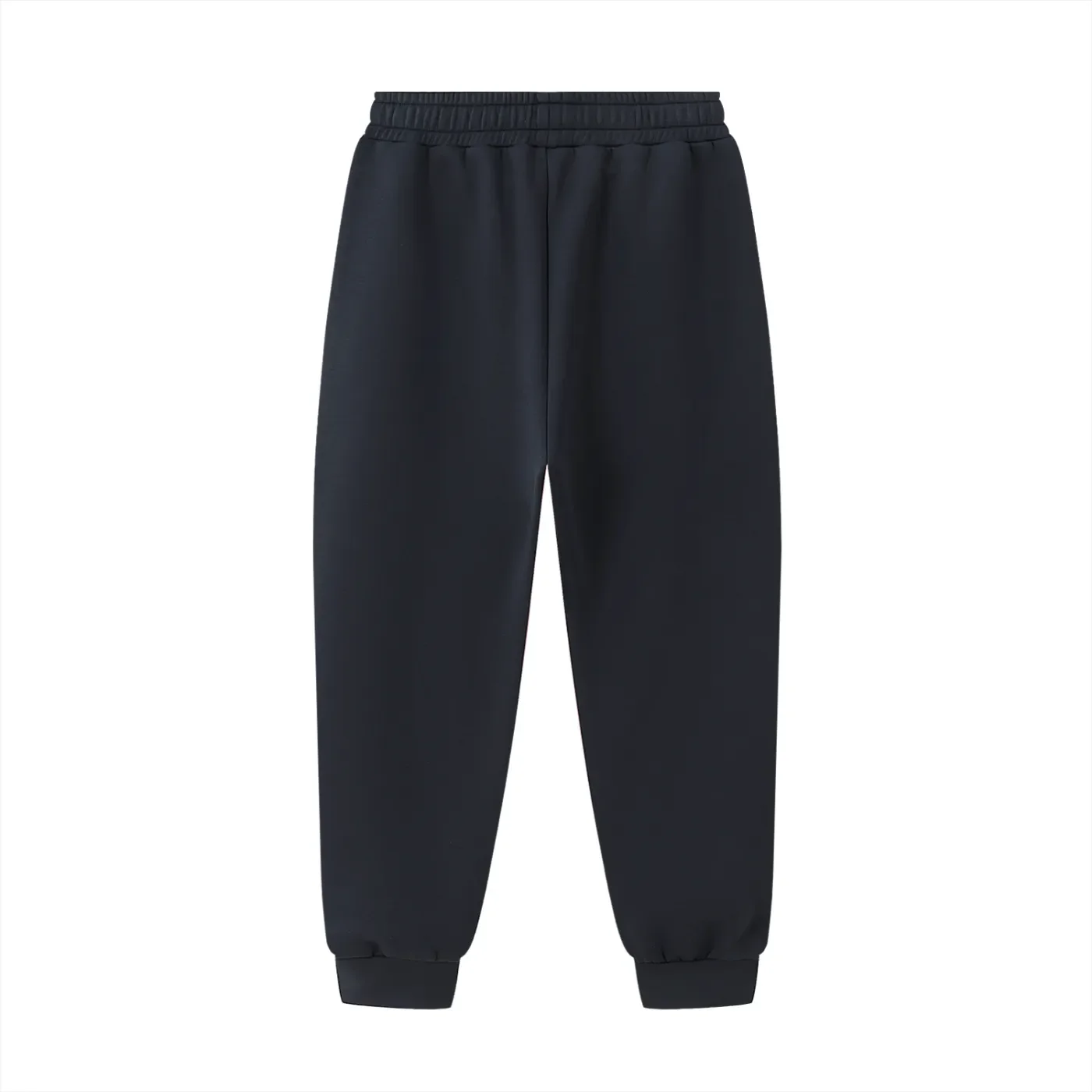 Essential Drawstring Jogged Sweatpants - Navy - Back.webp