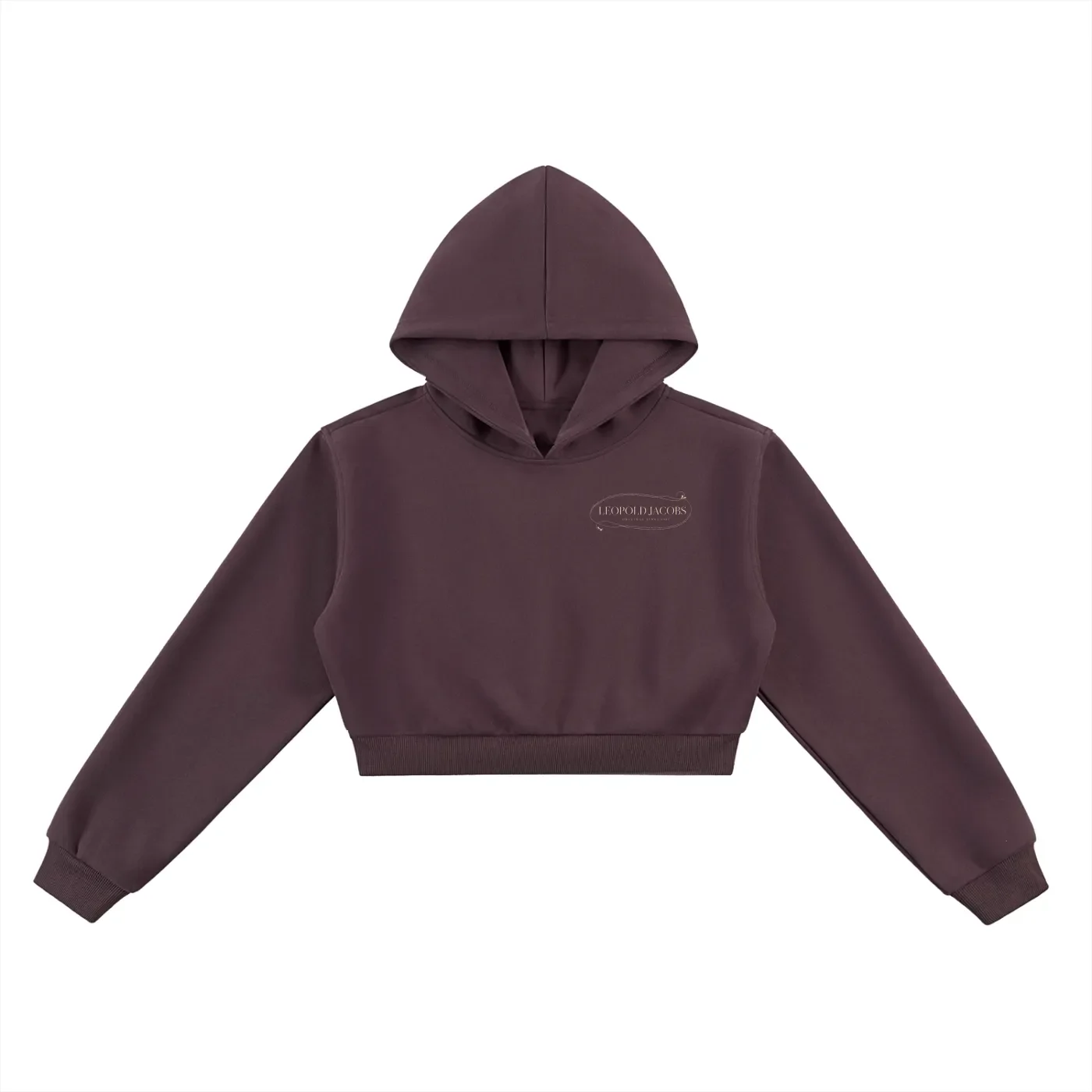 Leopold Jacobs Cropped Hoodie & Drawstring Straight-Leg Sweatpants