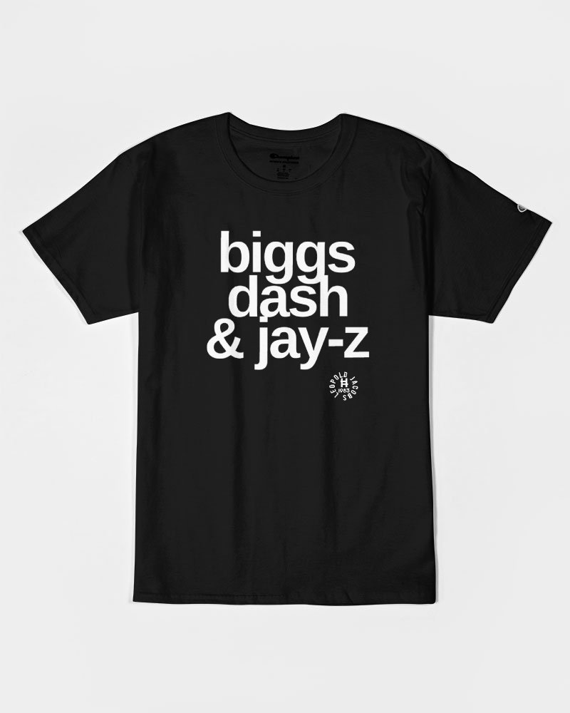 Biggs Dash & JAY-Z T-Shirt (Front Shown) Black