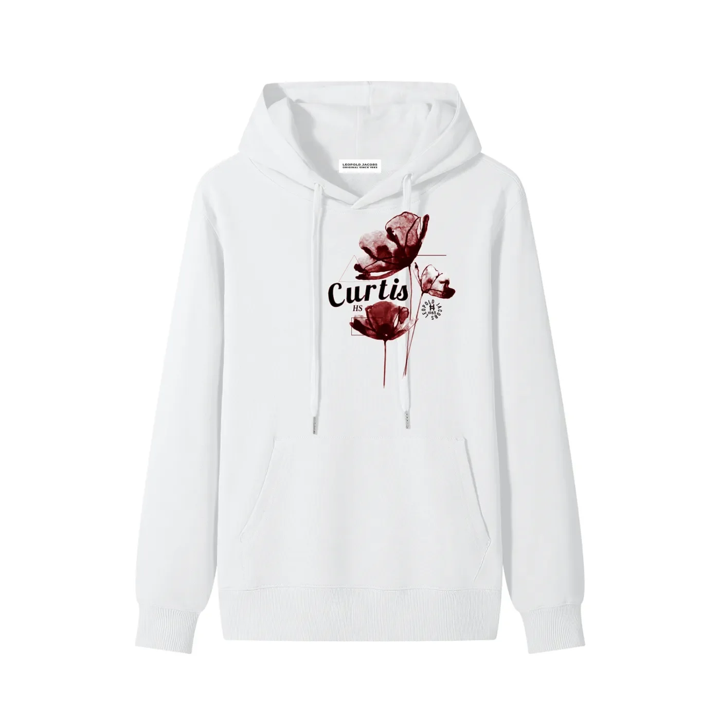 Classic Unisex Cotton Hoodie - white-front.webp