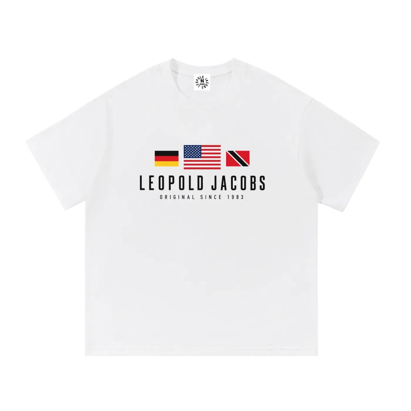 Essential Cotton T-Shirt flags front.webp