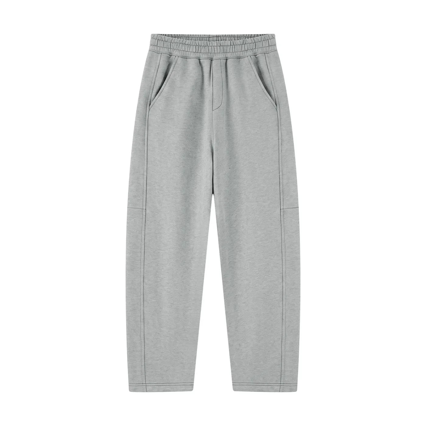 Unisex Tapered Straight Hem Sweatpants - Front.webp
