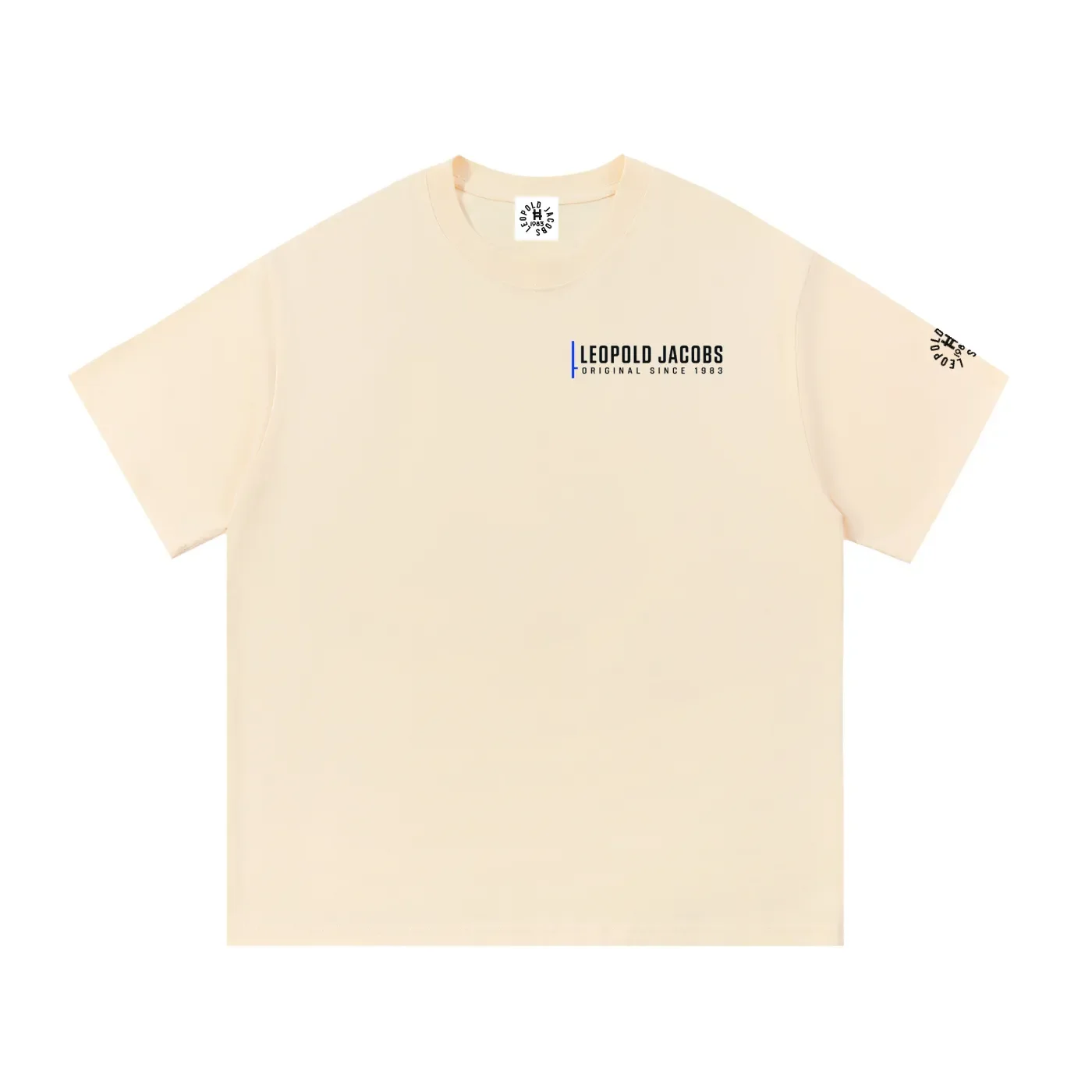 Essential Cotton T-Shirt Apricot front.webp