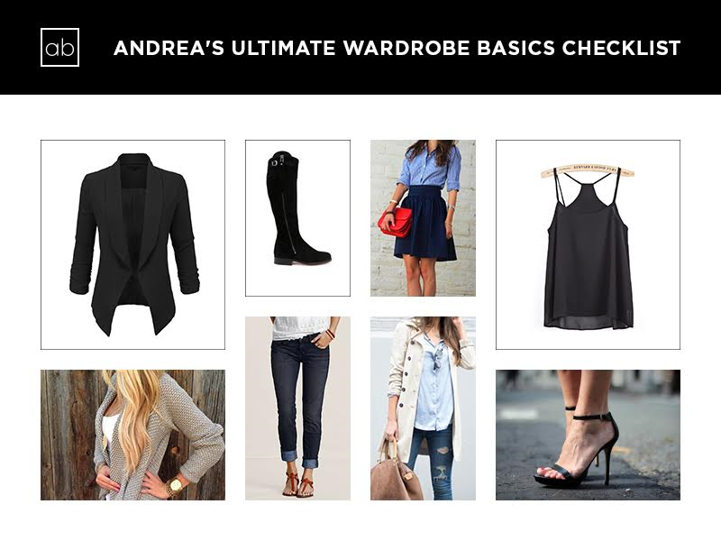 Ultimate Wardrobe Basics Checklist Andrea Bonawitz Image