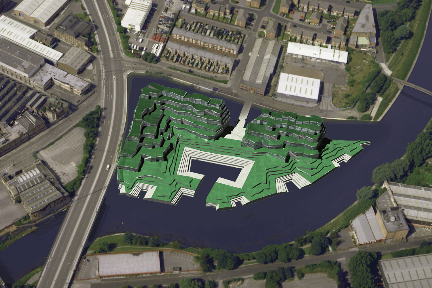 I-Beam Design Manchester Green Housing Complex Arial View_.jpg