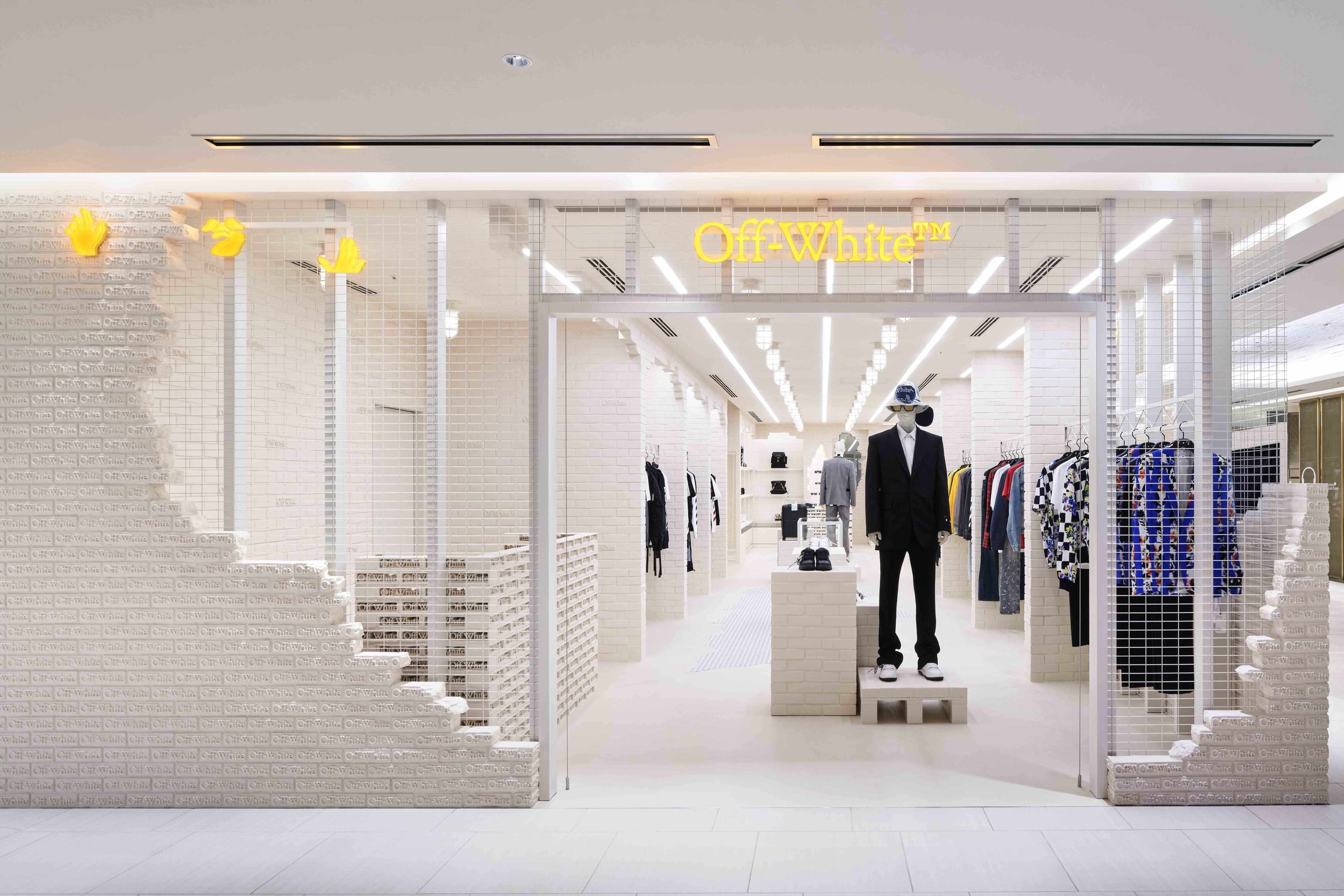 Off-White brick wall Front Entry-OW Ginza6 photo courtesy Off-White SITE & I-Beam.jpg