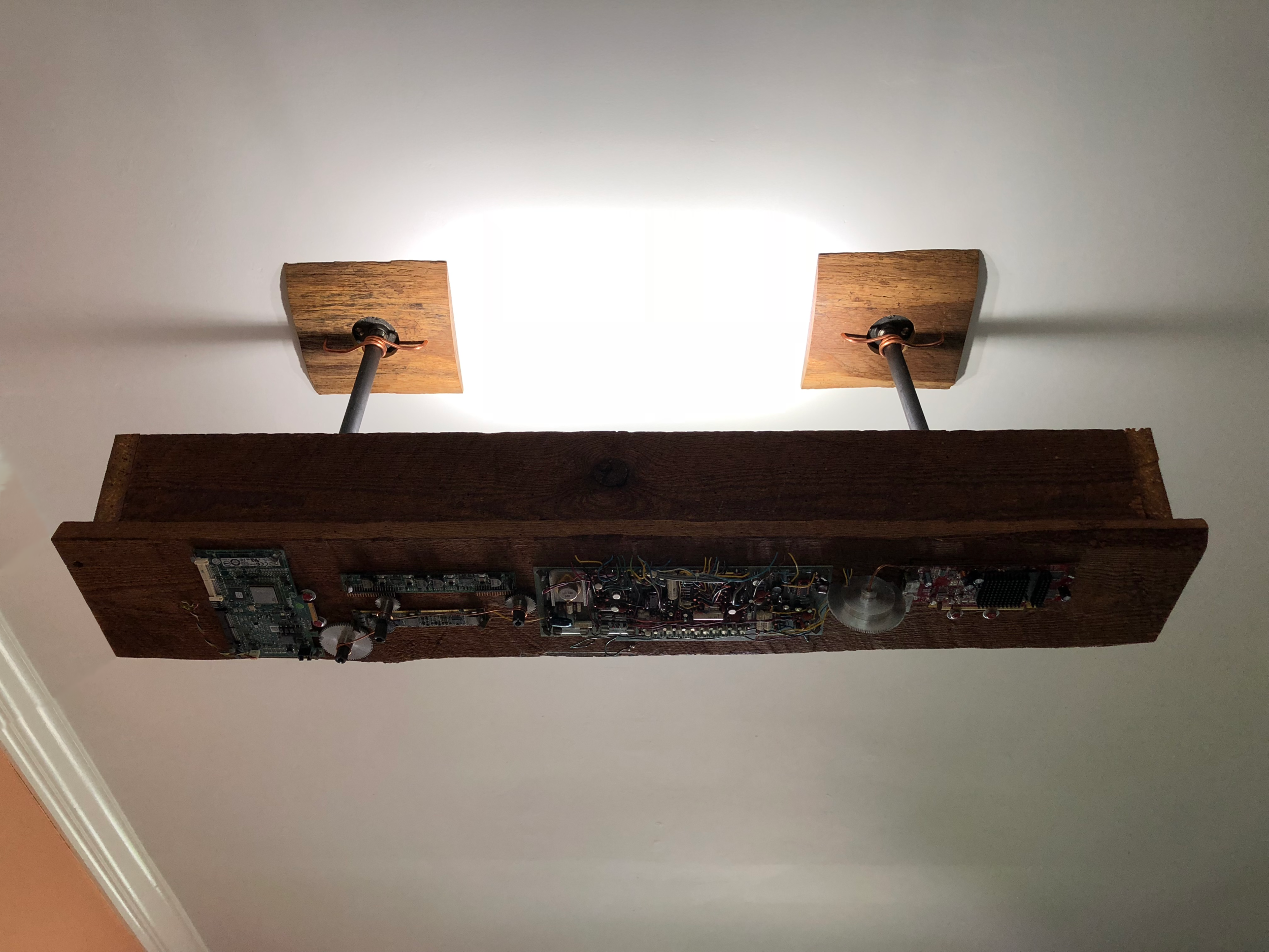 Reclaimed Barnwood Bar Light