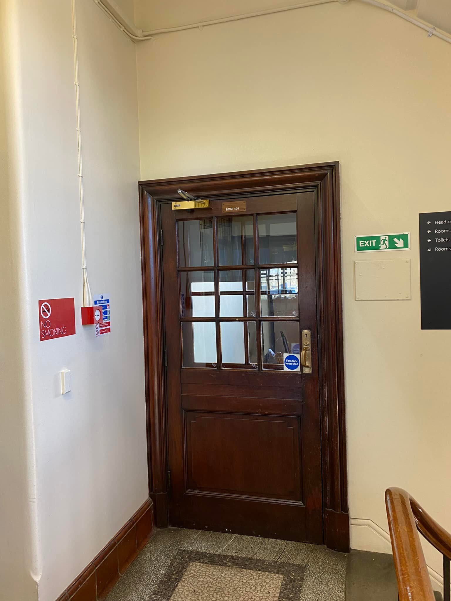 At the RAM today and popped up to see if rm 50 (John Davies&rsquo; room) is still there &hellip; happily it is! It&rsquo;s good to see some things still remain without being disturbed too much by the passage of time&hellip;