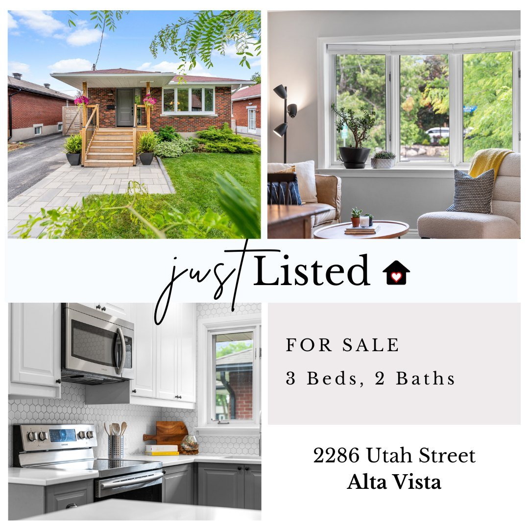 🌟 JUST LISTED 🌟 2286 Utah Street in #AltaVista
Where all the work has been done! This impeccably renovated 3-bedroom, 2 full bathroom bungalow with fully finished basement and landscaped yard offers a magazine-worthy, move-in ready package of style