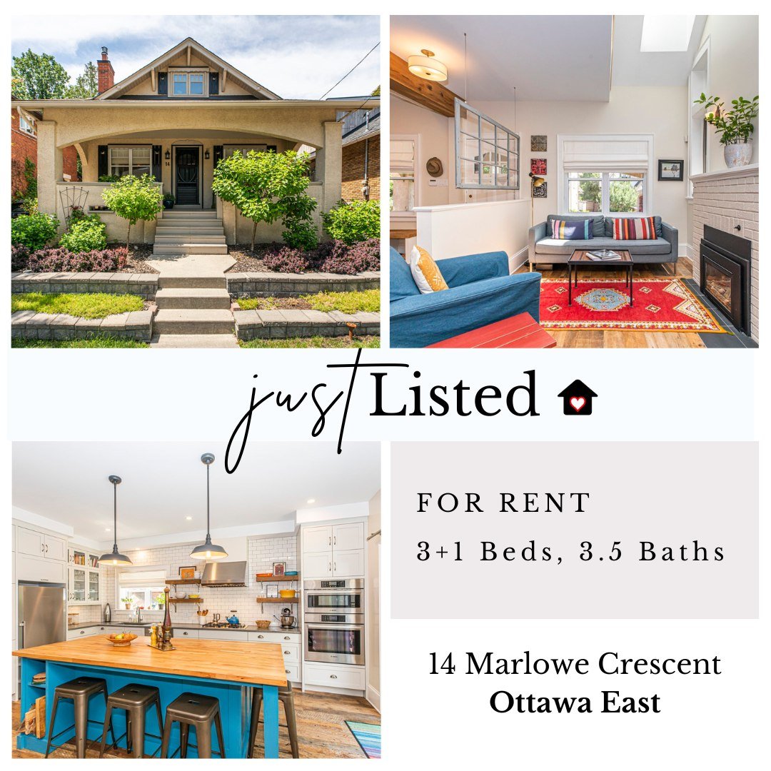 Just Listed FOR RENT 📣 in #OttawaEast! Modern Farmhouse in the city! 3+1 bed , 3.5 bath ~2,450sq ~ Steps to #BrantwoodPark, the #RideauRiver, #MainStreetottawa shops &amp; restos, #Landsdowneottawa via Clegg Street footbridge &amp; nearby shops of #