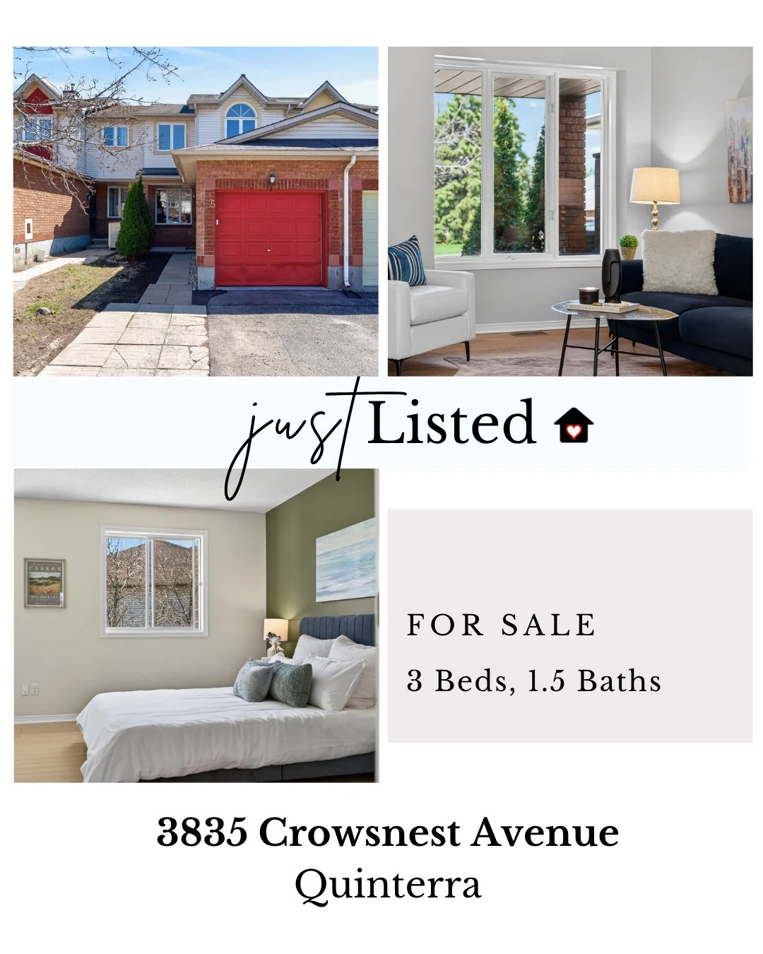🌟 JUST LISTED 🌟 3835 Crowsnest Avenue in #Quinterra
This 3-bedroom #townhouse offers an exceptional opportunity for both growing families, young professionals or #downsizers to settle into a versatile home in an unbeatable central location. Situate