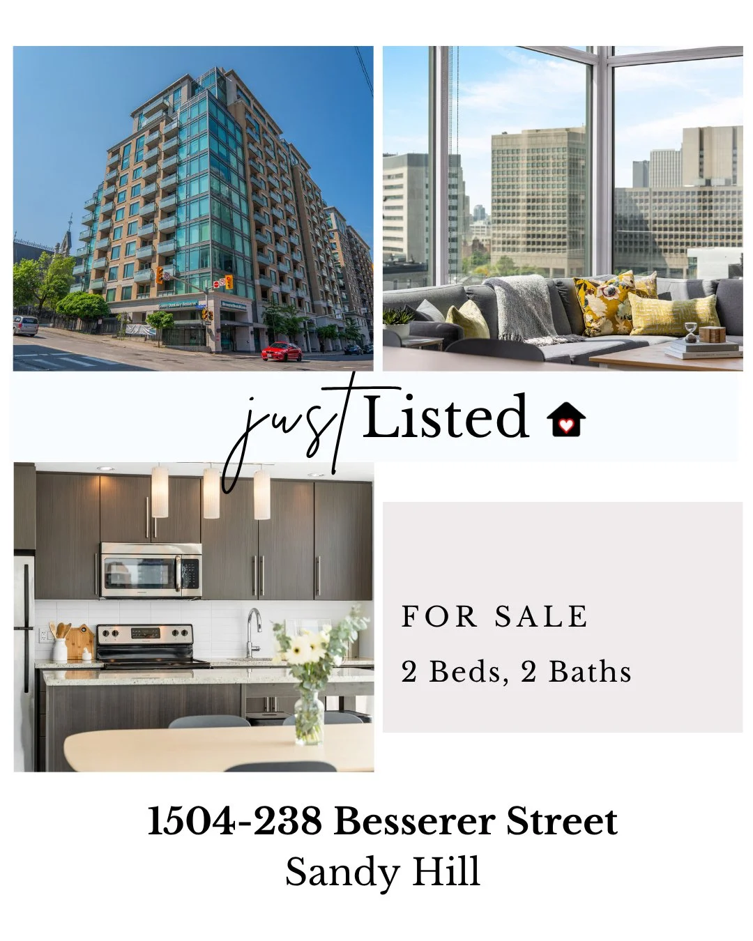 🌟 JUST LISTED 🌟 1504-238 Besserer Street in #SandyHill
Penthouse perfection is calling - and it has a killer view to match.

Welcome to this sun-drenched corner suite at The Galleria II, where 180-degree panoramic southern views, hardwood floors, a