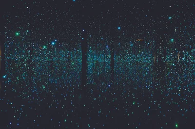 Yayoi Kusama You Who Are Getting Obliterated in the Dancing Swarm of Fireflies 2005