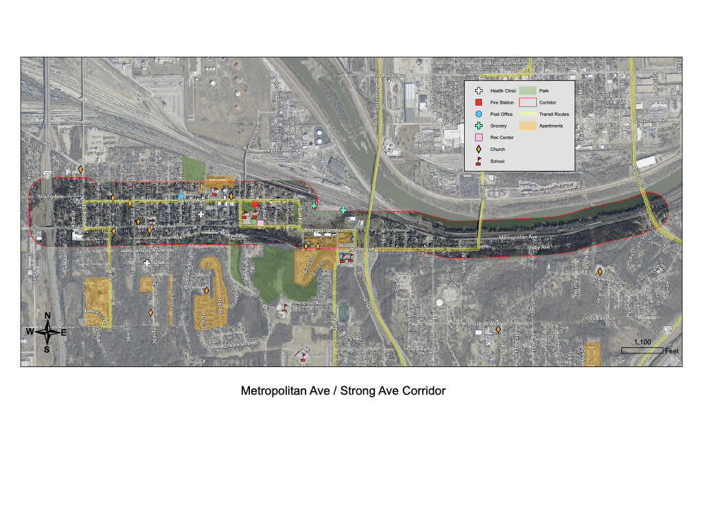 Metropolitan Ave/Strong Ave Corridor