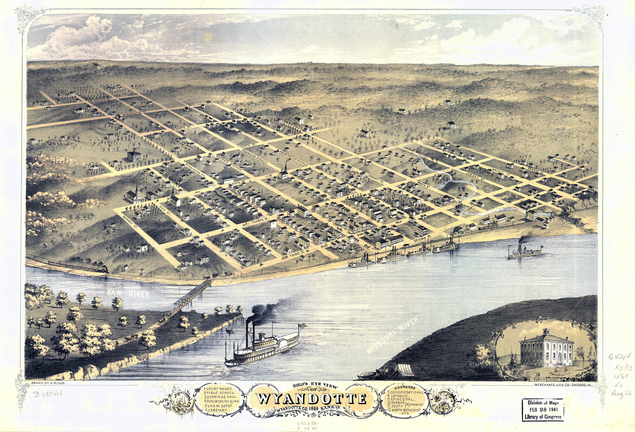 Bird's Eye View 1869