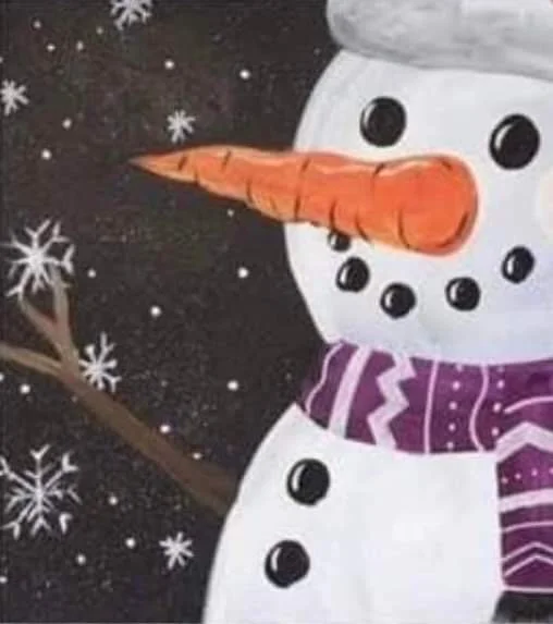 Snowman at Wings and Rings